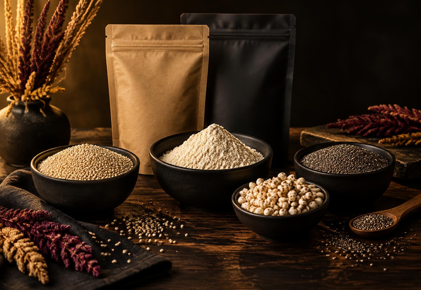 Granos andinos y productos derivados